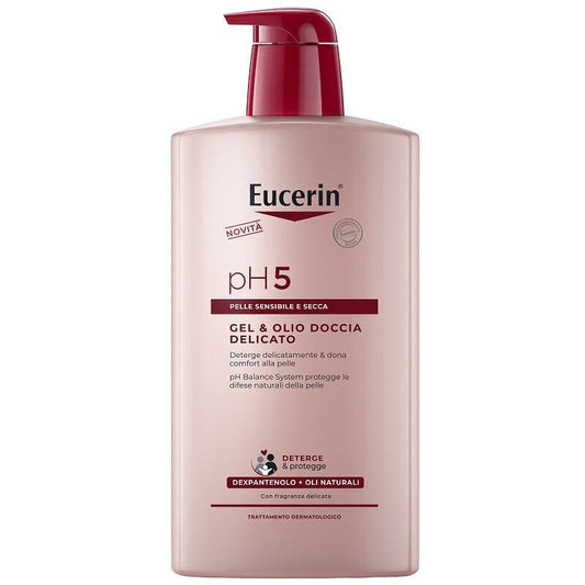 Eucerin Ph5 Gel & Olio Doccia Delicato 1 Litro