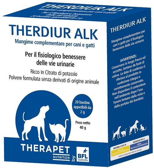 Therapet Therdiur Alk Mangime Complementare Per Cani E Gatti 20 Bustine