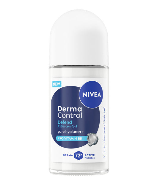 Nivea Derma Control Defend Extra Comfort Deodorante Antitraspirante Roll-On 72H 50ml