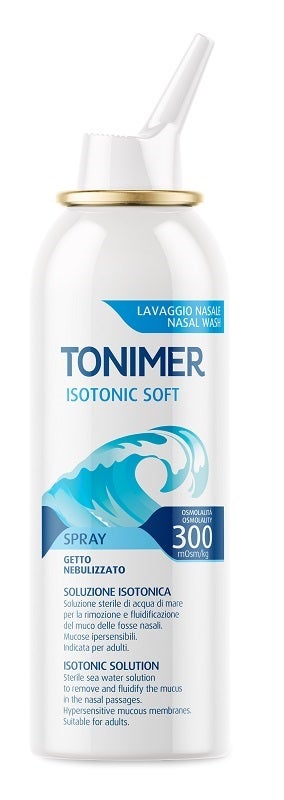 Soluzione Isotonica Acqua di Mare Tonimer Isotonic Soft Osmolalita' 300 Mosm/kg Spray 100 ml