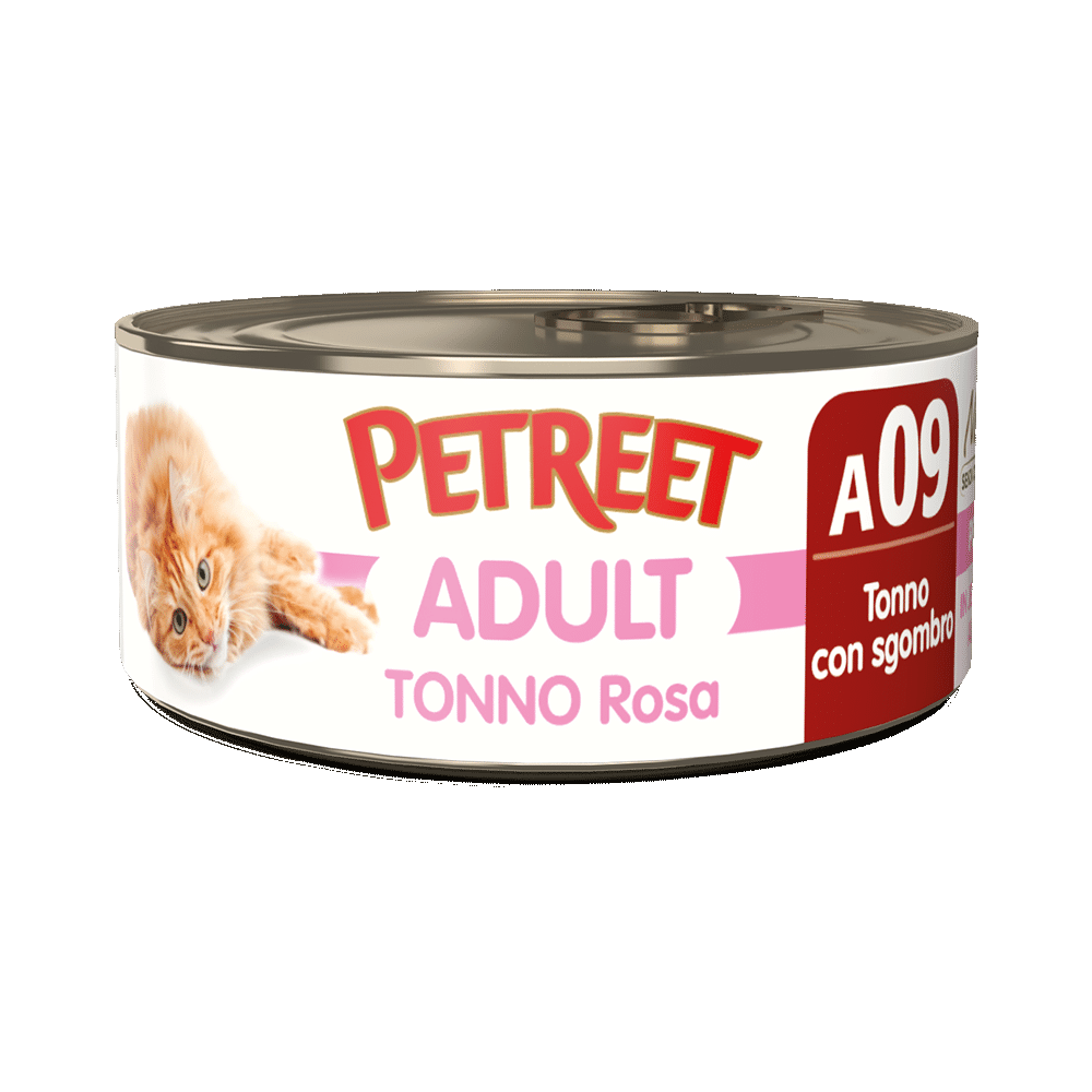 Petreet Adult Tonno Rosa Con Sgombro Per Gatti Lattina 70g