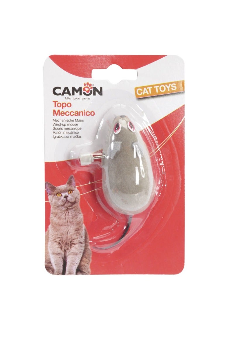 Camon Gioco Per Gatti Topo Meccanico Colorato 5cm