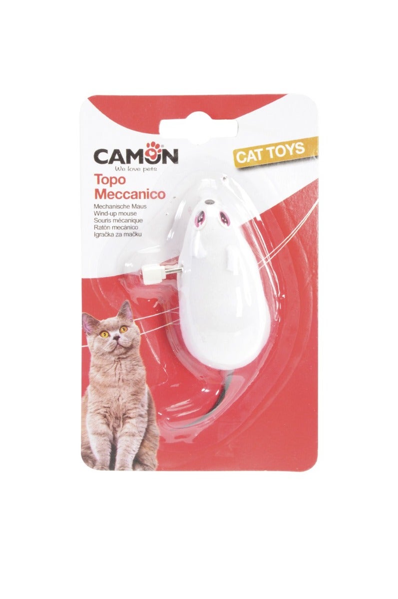 Camon Gioco Per Gatti Topo Meccanico Colorato 5cm