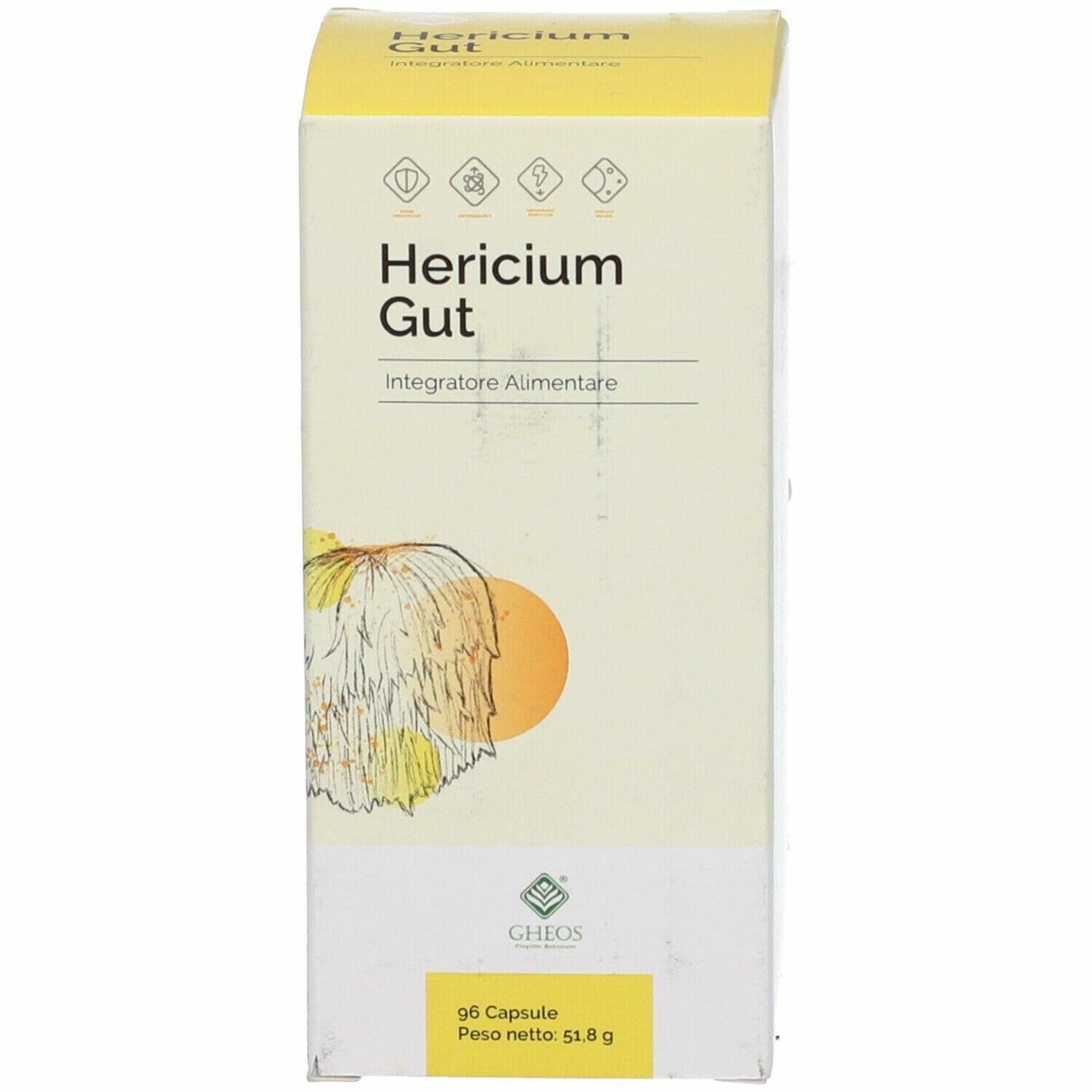 Gheos Hericium Gut integratore 96 Capsule