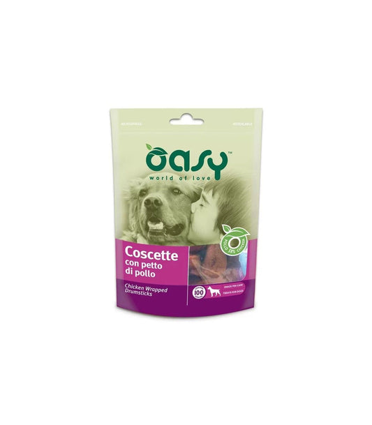 Oasy Snack Cane Coscette Con Petto Di Pollo 100g