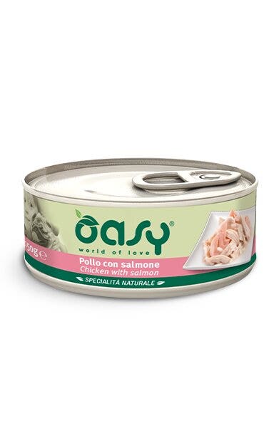 Oasy Specialità Naturale Cane Pollo con Salmone 150g