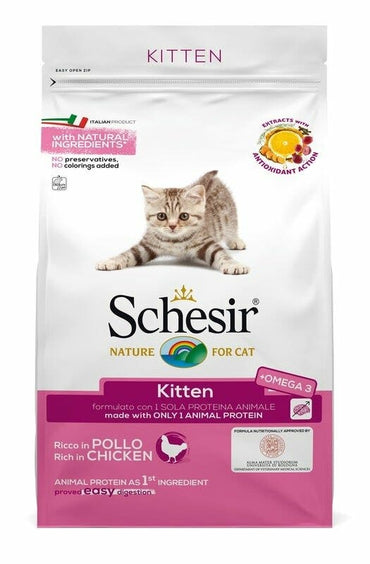 Schesir Croccantini Con Pollo Per Gattini Sacco 400g