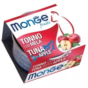 Monge Fruits Tonno Con Mela Cibo Umido Per Gatti Adulti 80g