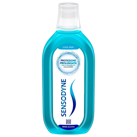 Sensodyne Collutorio Cool Mint Denti Sensibili Alito Fresco Senza Alcool Gusto Menta 500ml