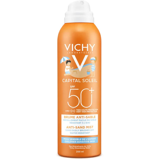 Vichy Capital Soleil Spray Anti Sabbia per Bambini SPF50+ 200ml