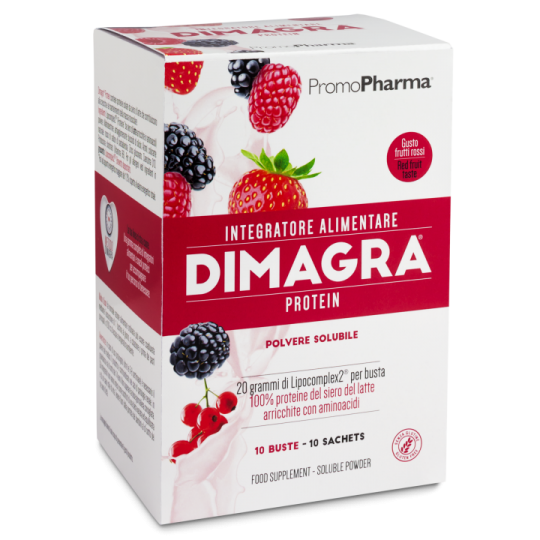 Dimagra Protein Red Fruit 10 Bustine