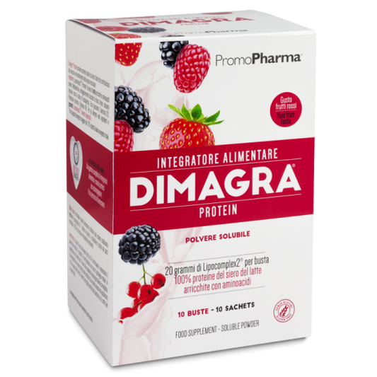 Dimagra Protein Red Fruit 10 Bustine