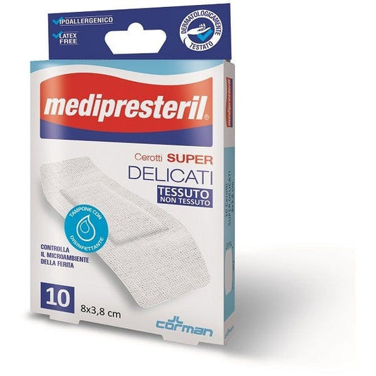 Medipresteril Cerotti Delicati Super TNT 8x3,8cm 10 Pezzi