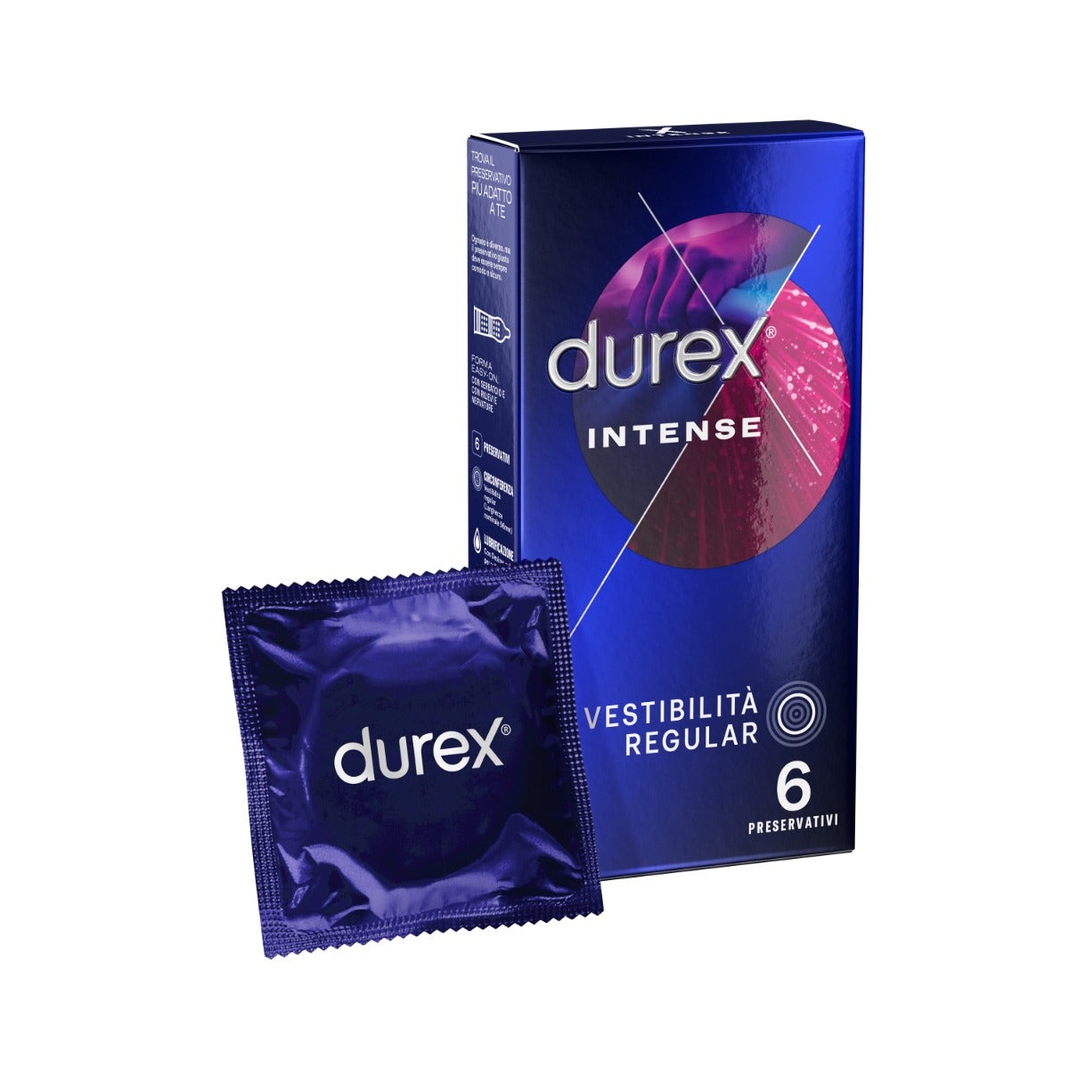 Durex Intense Orgasmic Condom 6 preservativi