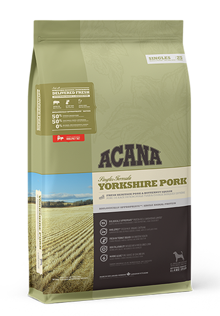 Acana Dog Cibo Secco Maiale Per Yorkshire Sacco 11,4kg