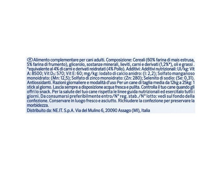 Purina Dentalife Snack Daily Oral Care Per Cani 12 - 25kg Taglia Medium 15 Stick