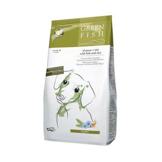 Marpet Greenfish Pesce E Riso Cibo Secco Per Cani In Crescita Sacco 12 Kg