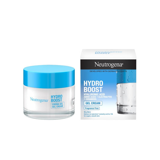 Neutrogena Crema Gel Hydro Boost Crema Idratante Viso con Acido Ialuronico 50ml