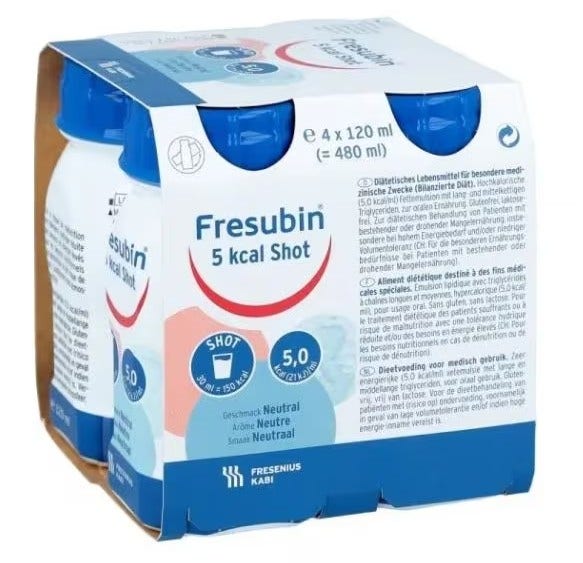 Fresubin 5kcal Shot Neutral Easybottle 4 x 120 ml