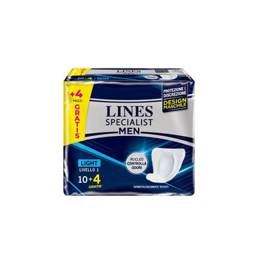 Lines Specialist Men Assorbenti Maschili Livello 2 Medium 14 Pezzi