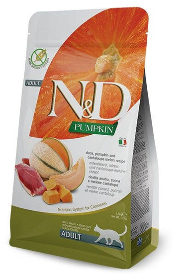 Farmina N&D Pumpkin Anatra E Zucca Gatti Adulti Sacco 300g
