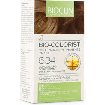 Bioclin Bio Colorist Colorazione Permanente 6.34 Biondo Scuro Dorato Rame