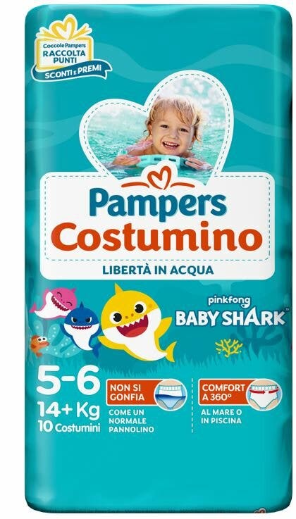 Pampers il Costumino Taglia 3-4 (6-11 kg) 10 Pezzi