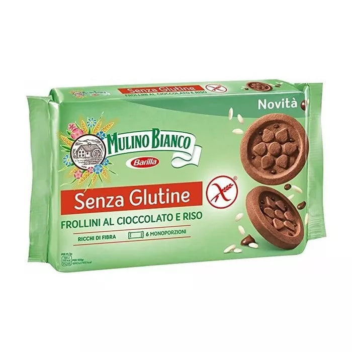 Mulino bianco frollini al cioccolato e riso senza glutine 6 monoporzioni da 41,66 g
