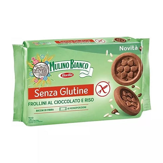 Mulino bianco frollini al cioccolato e riso senza glutine 6 monoporzioni da 41,66 g