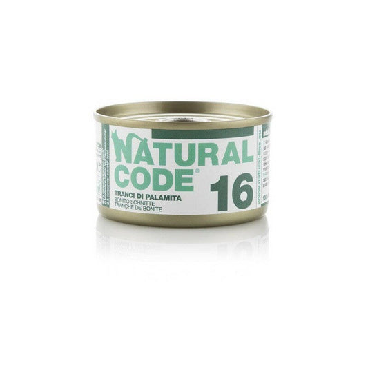 Natural Code 16 Tranci di Palamita Gatti Adulti Lattina 85g