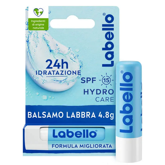 Labello Hydro Care Spf15 Burrocacao Labbra Idratante E Protettivo Con Aloe Vera E 4,8g