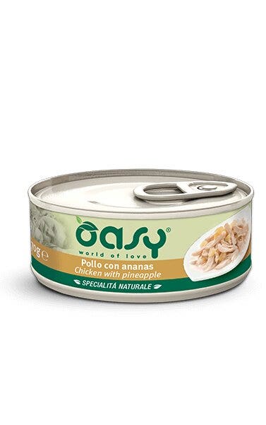 Oasy Specialità Naturale Gatto Pollo Con Ananas 150g