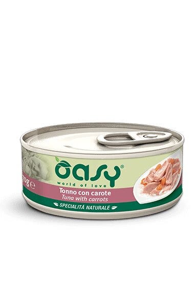 Oasy Specialità Naturale Gatto Tonno con Carote 150g