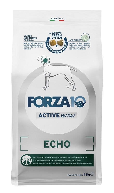 Forza10 Active Vet Diet Echo Dogall Cibo Secco Pesce Per Cani Adulti Sacco 4kg