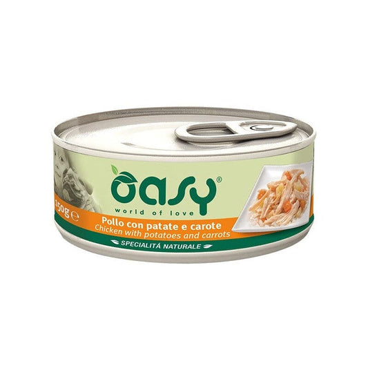 Oasy Specialità Naturale Pollo Con Patate E Carote Per Cani Adulti 150g