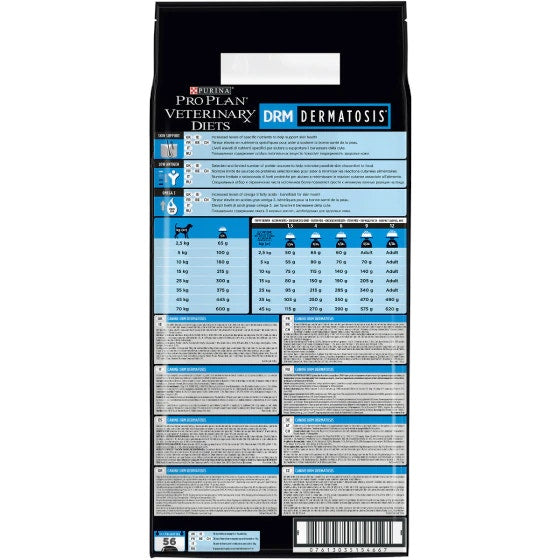 Purina Pro Plan Veterinary Diets Secco Cane DRM Dermatosis Sacco 12kg