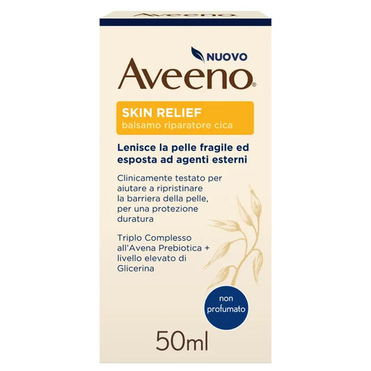 Aveeno Skin Relief Balsamo Riparatore Lenitivo Cica 50ml