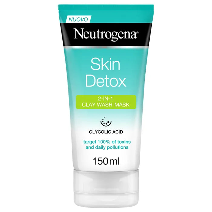 Neutrogena Skin Detox Maschera Purificante all'argilla 2in1 150ml