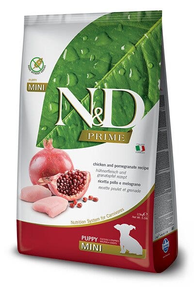 Farmina N&D Prime Pollo E Melograno Cani Cuccioli Taglia Mini Sacco 800g