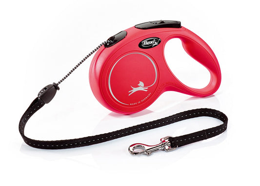 Flexi New Classic In Corda Guinzaglio Per Cani Colore Rosso Taglia M 5m