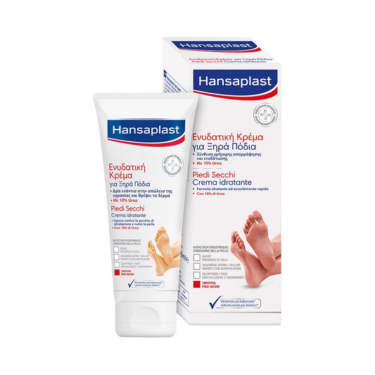 Hansaplast Crema Idratante Piedi Secchi 100ml