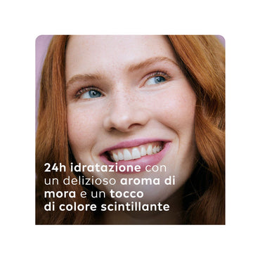 Labello Blackberry Shine Burrocacao Labbra Colorato E Idratante All'aroma Di Mora 4,8g