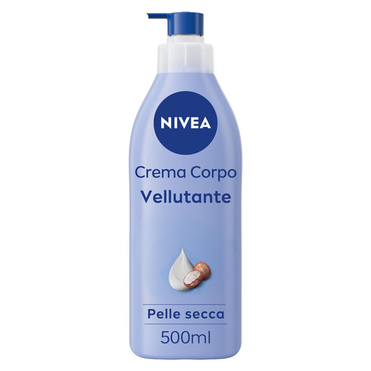 Nivea Crema Corpo Vellutante Crema Corpo Idratante 72 Ore E Vellutante Per Pelle Secca 500ml