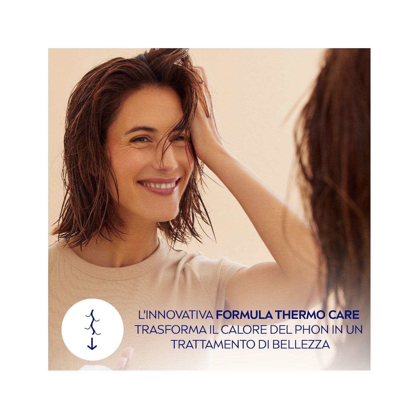 Nivea Styling Mousse Flexible Curls&care Schiuma per la Cura Capelli Ricci Extra Forte 150ml