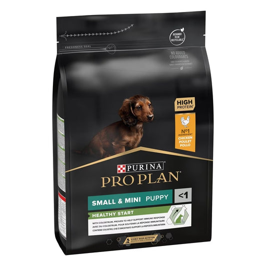 Purina Pro Plan Small e Mini Puppy Healthy Start Cibo Secco Con Pollo Per Cuccioli Taglia Piccola/Mini Sacco 3 kg