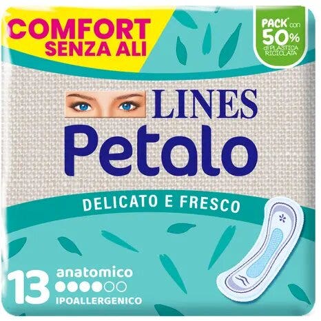 Lines Petalo Delicato e Fresco 13 Assorbenti Anatomici