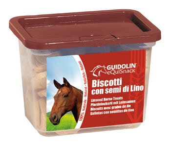 Equisnack Biscotti Per Cavalli Gusto Semi Di Lino 700g