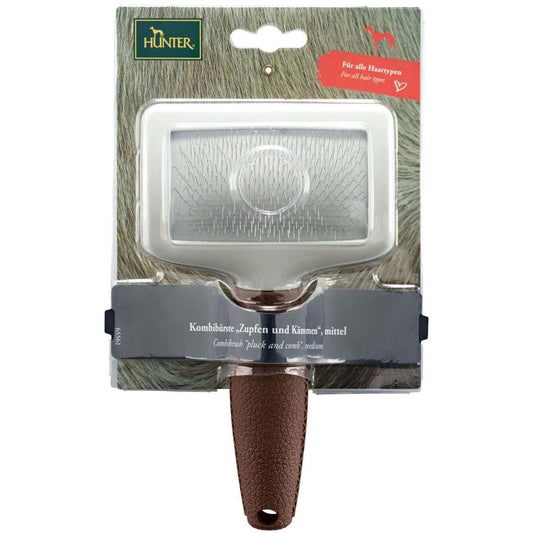 Hunter Spazzola Multi-purpose Brush Per Cani 1 Pezzo Taglia M