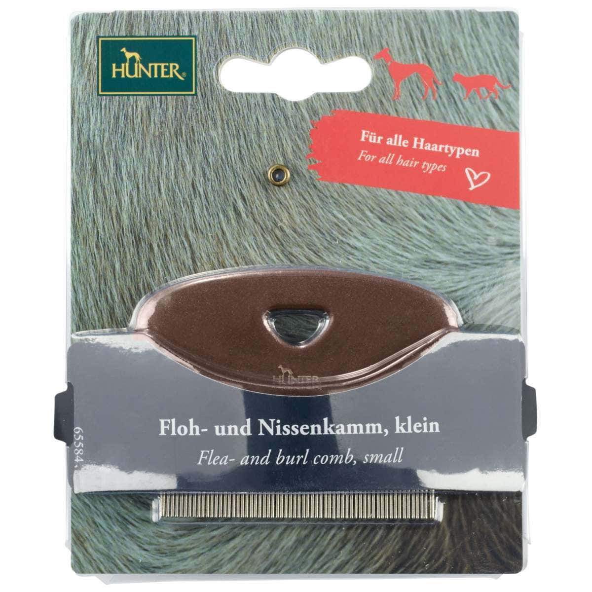 Hunter Pettine Antipulci/pidocchi Flea And Nit Comb 1 Pezzo Taglia M
