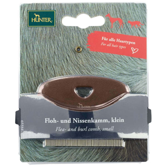 Hunter Pettine Antipulci/pidocchi Flea And Nit Comb 1 Pezzo Taglia M